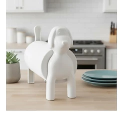 Porta Papel Cachorro Dog Branco