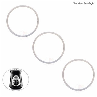 3 Un Anel Vedação Acoplamento Mondial Personal Blender Dg 01