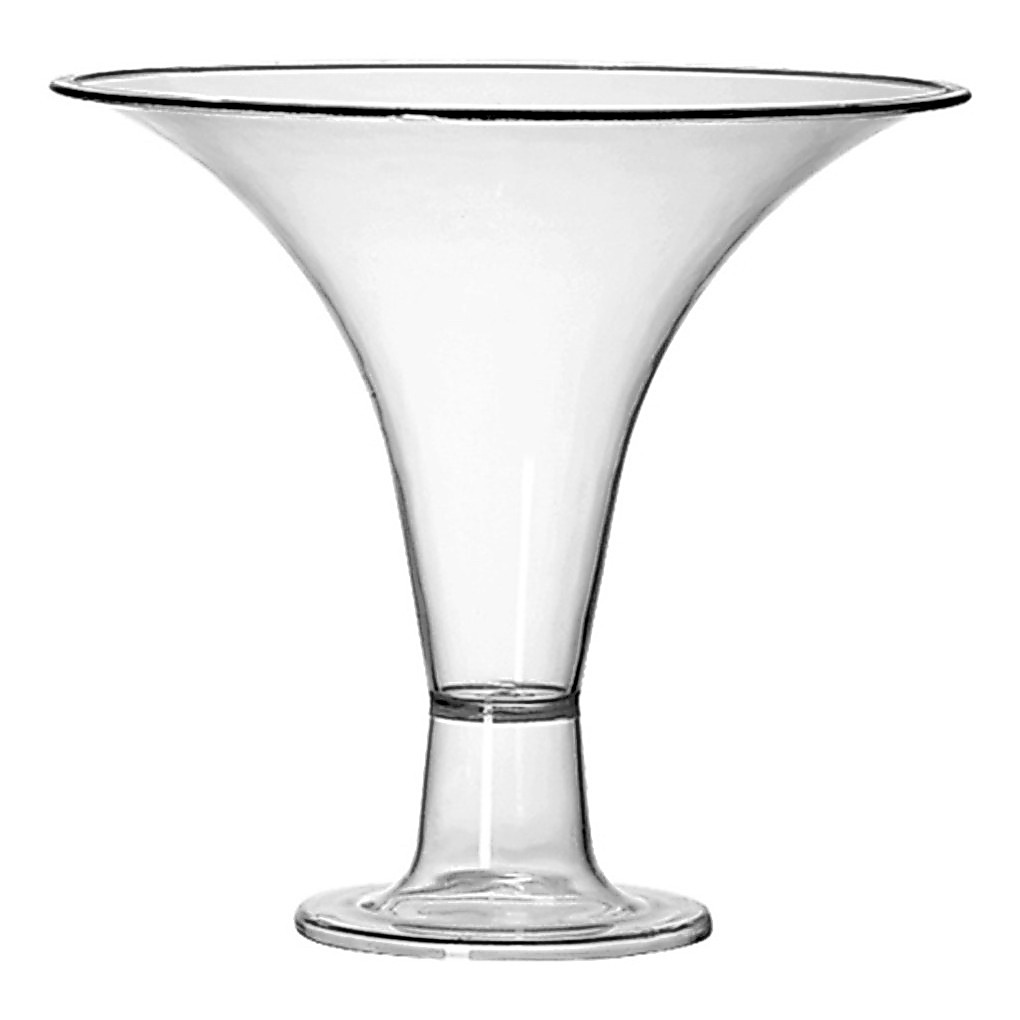 Taça Decorativa Acrílica Para Doces Bomboniere Doceira Três Triangulos