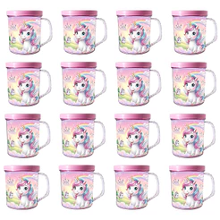 10 Canecas Lembrancinha de Unicórnios Aniversário De Criança