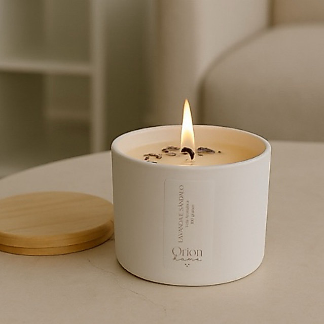 Imagem Vela Aromática Artesanal 100g - Vários Aromas e Cores - COLORS