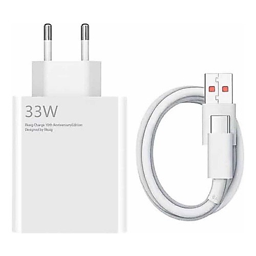 Carregador Turbo 33w P/ Xia Redmi Note 10s 9s Note 11 12