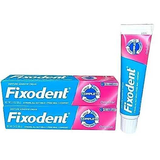 Kit 02 Fixodent 68g - 100% Original