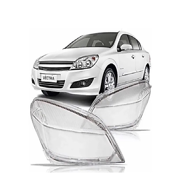 Lente Farol Chevrolet Vectra Hatch Sedan 2009 2010 2011