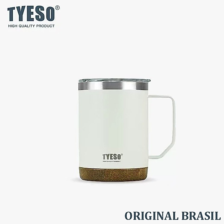 Caneca Térmica Inox a Vácuo TYESO 530ml com Tampa Ideal para Cerveja, Café, Chá e Água Já vem com base antiderrapante