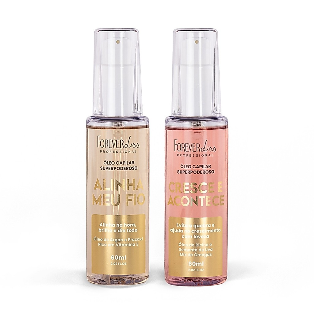 Kit Óleos Superpoderosos Alinhamento e Crescimento Forever Liss