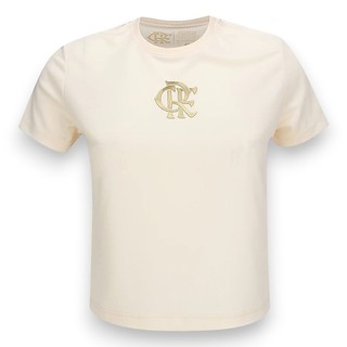 Camisa Feminina Flamengo Dry Off White Oficial