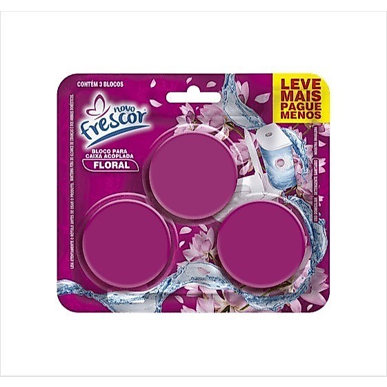 Kit C/Bloco Sanitário Acoplada Pastilha Tablete P\ Caixa Acoplada Pedra Sanitária