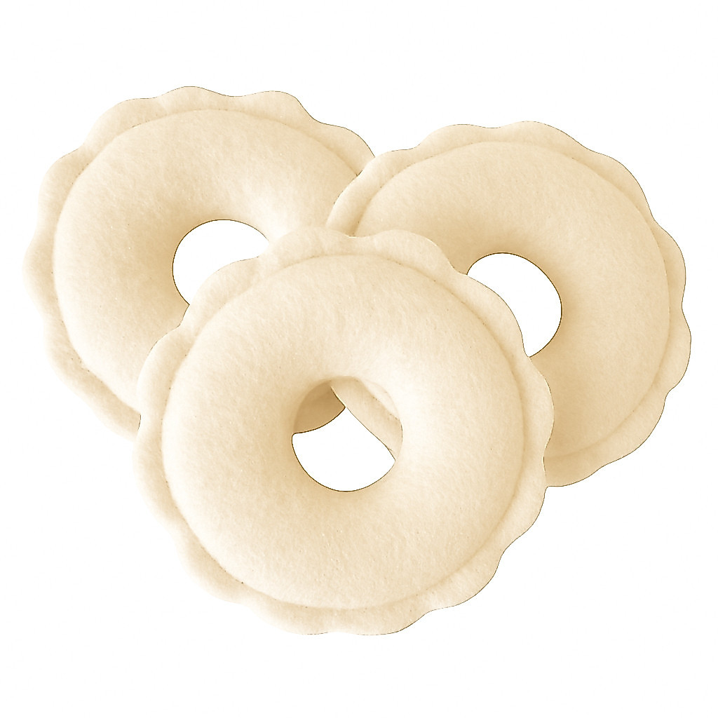Kit Rosquinhas para Amamentação Antialérgica - Tecido Soft Anatômico