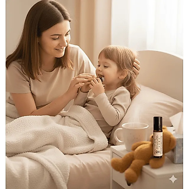 Blend Infantil Xô Gripe com Óleos Essenciais em Frasco Roll on 10 ml