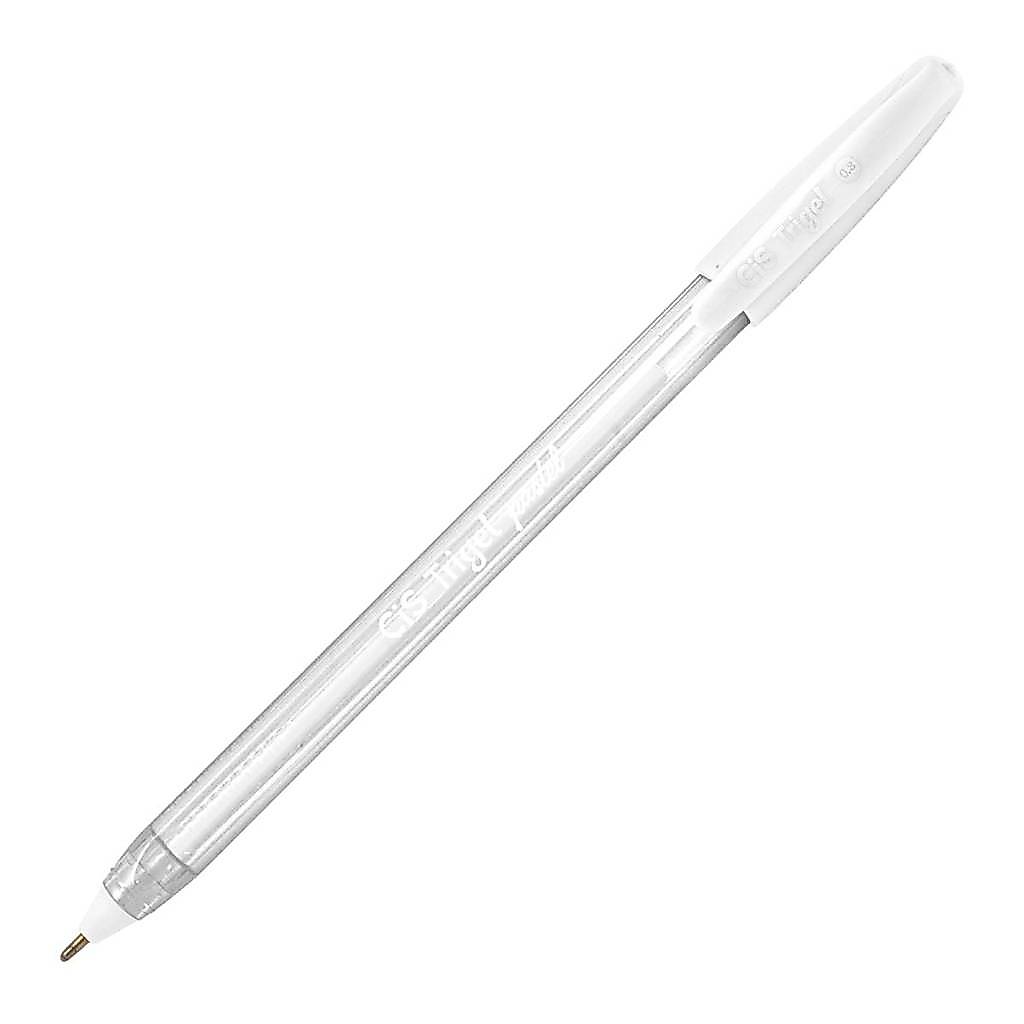 Caneta gel 0.8mm Trigel 74.0000 Branco Pastel Cis