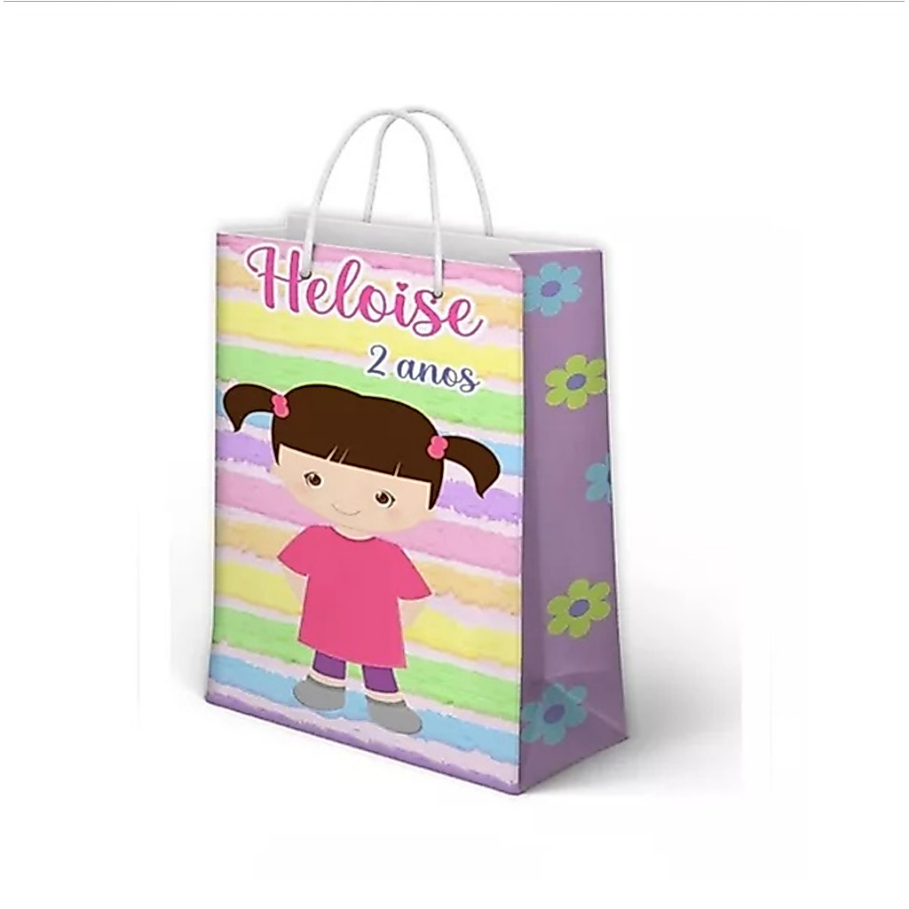 Sacolinha Boo Monstros SA Personalizada para Aniversário/ Lembrancinha Festa Infantil / Qualquer nome e idade