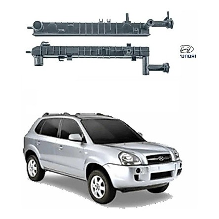 Caixa Superior Radiador Tucson 2.0 / 2.7 Ld Motorista