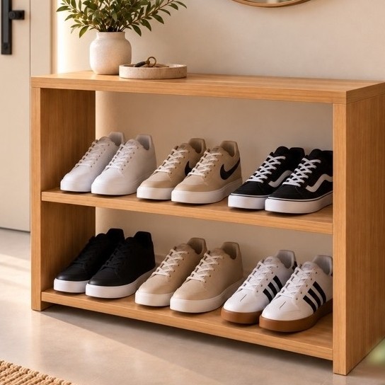 Sapateira Organizadora 100% MDF Resistente Armário Multiuso Sala Quarto Lavanderia
