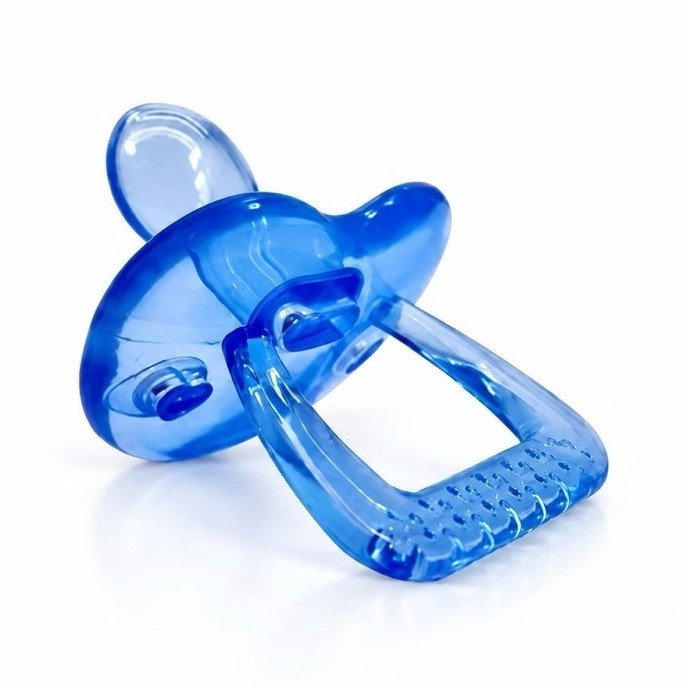 Kit 3 Chupetas Bico CHATO De Silicone Alta Qualidade Menina E Menino — imagem 2 de 2