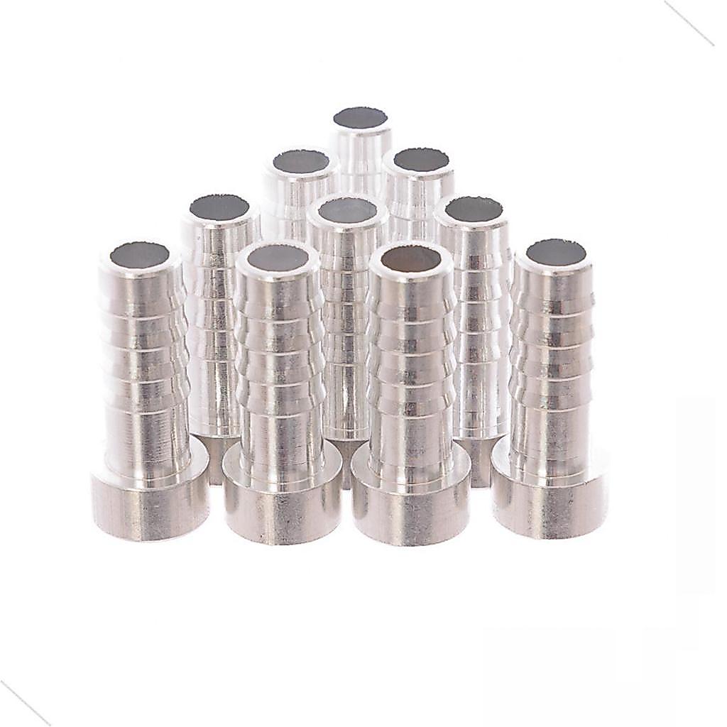 10 Conexão Salva Vida Espigão 10mm Aluminio Encaixe Interno 