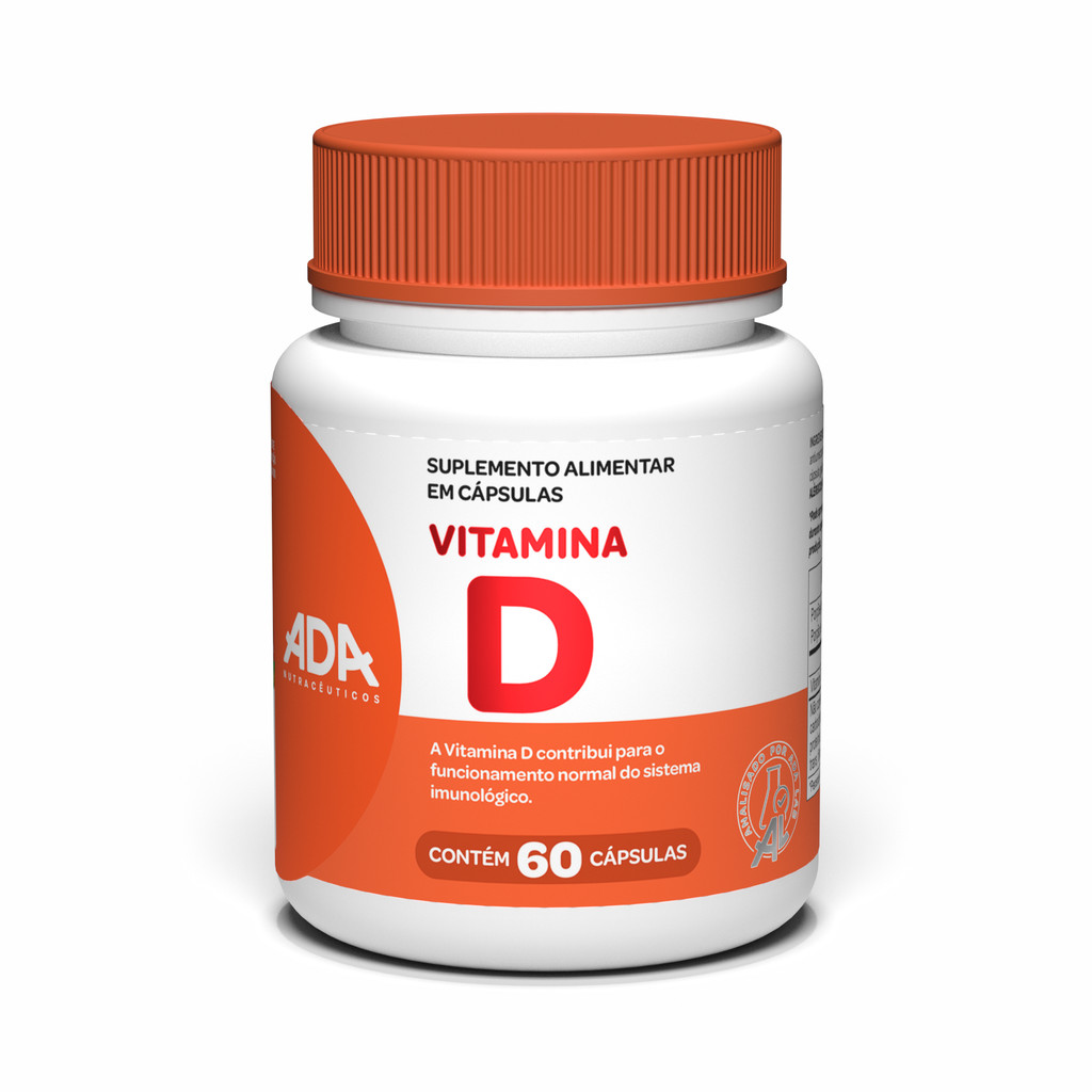 Vitamina D - 60 Cápsulas 400mg Ada