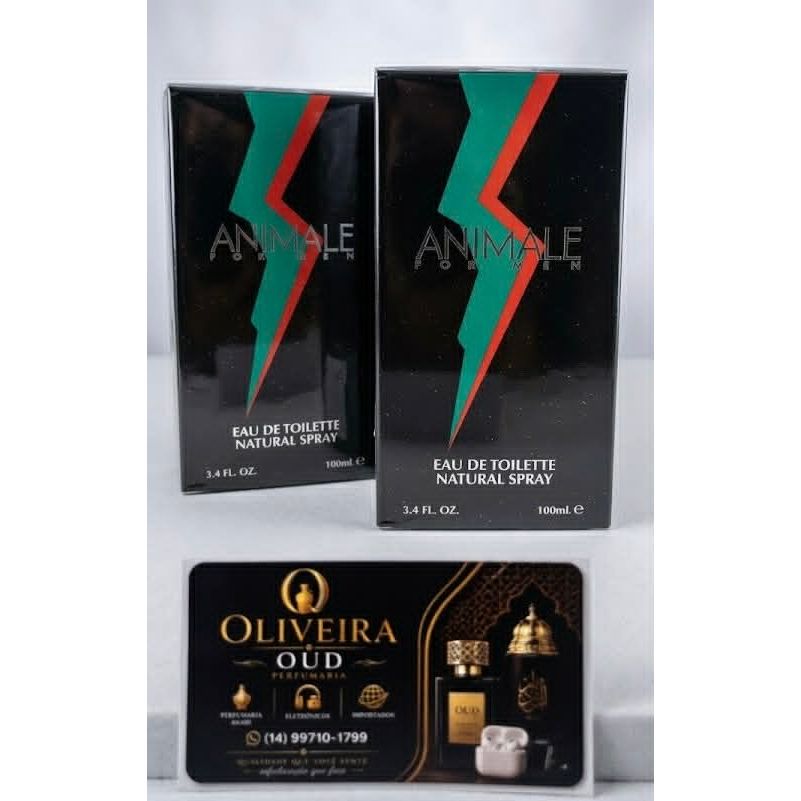 Animale For Men Eau de Toilette 100ml – Perfume Masculino Importado Amadeirado Marcante Alta Fixação