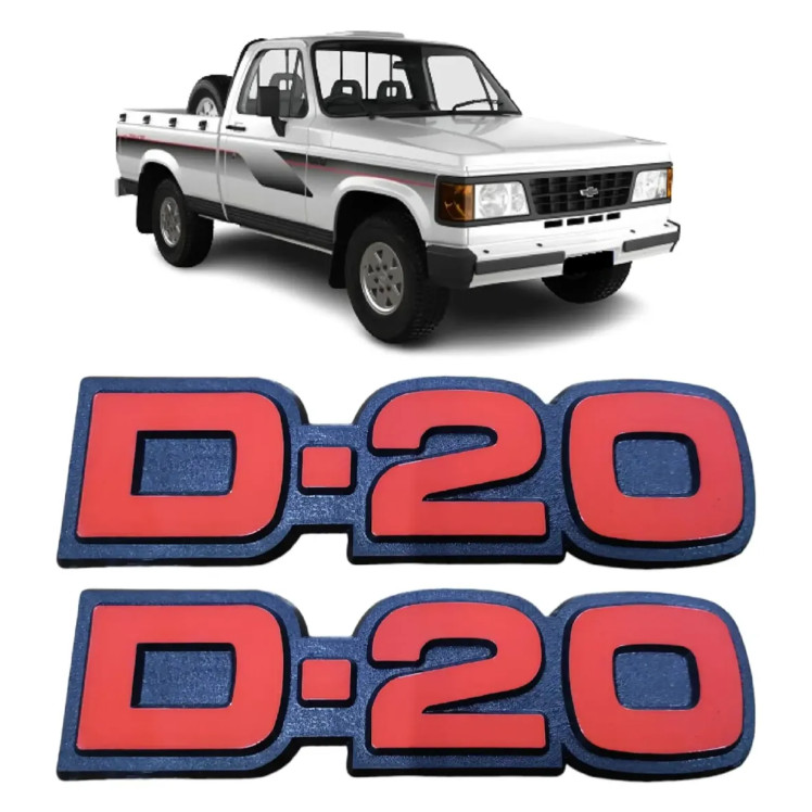Par Emblema Paralama D20 85 86 87 88 89 90 91 92 93 94 95 96