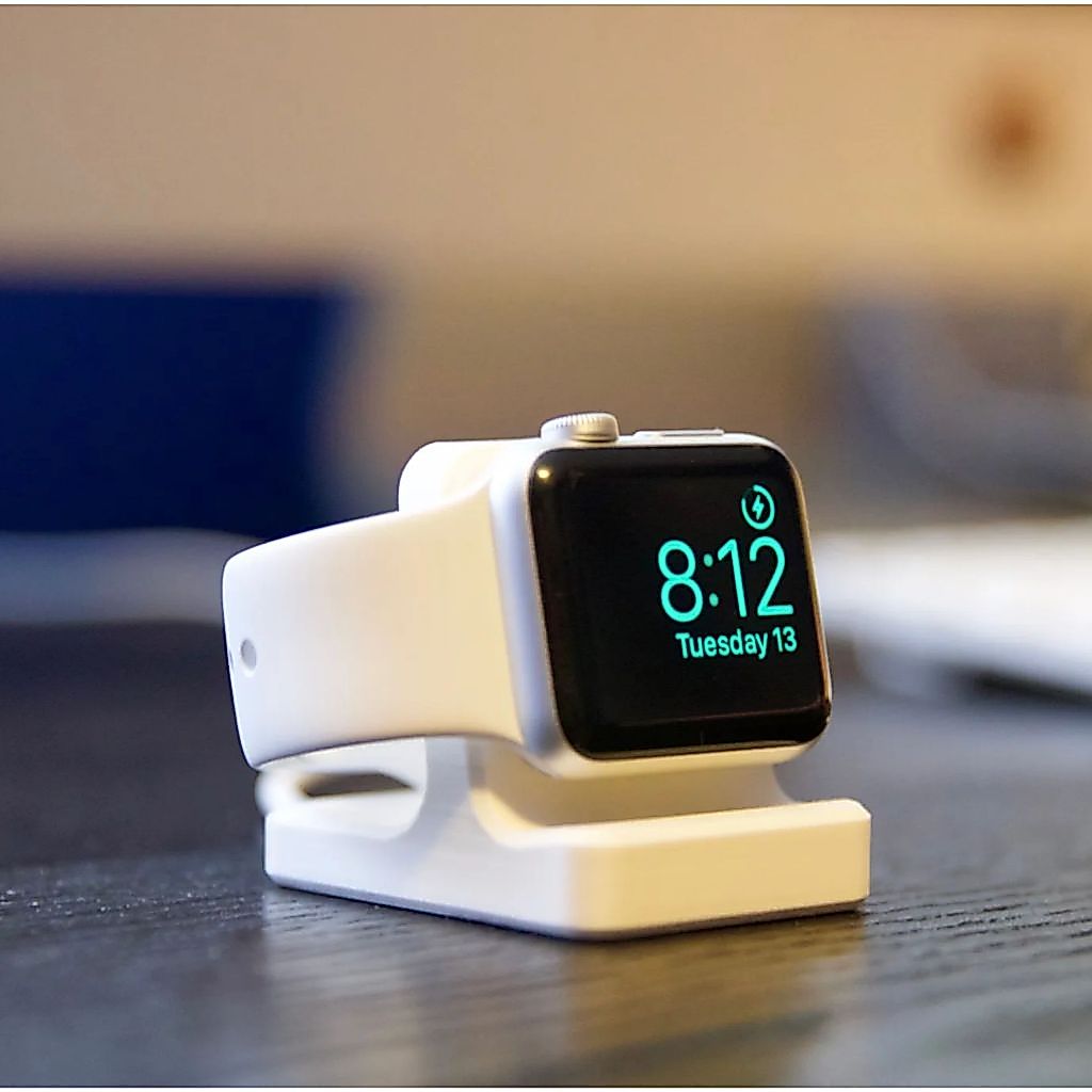 Suporte p/ Base de Carregamento Apple Watch | Carregador Base Dock Stand | Organizador de Mesa Smartwatch Base p/ Carga
