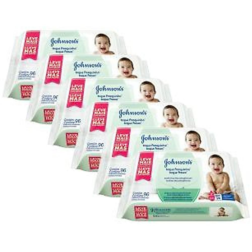 Kit Toalhas Umedecidas Johnsons Baby Hora do Sono 6 pacotes com 96 unidades cada