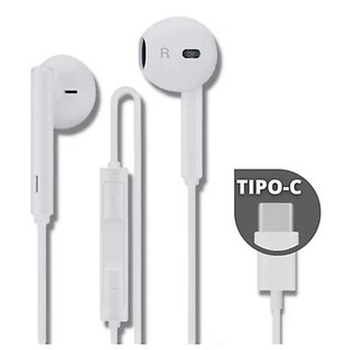 Fone Tipo C Branco Original Fone de Ouvido Tipo C A34 A53 A54 S20 Fe S20 Ultra S21 fe S22+ S23 A73 M63 iPhone 15 Pro Max