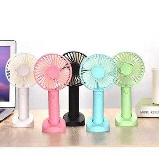 Mini Ventilador Portátil de Mesa Com Suporte Para Celular Leve Potente e Compacto Carregamento USB 3 Velocidades MT289