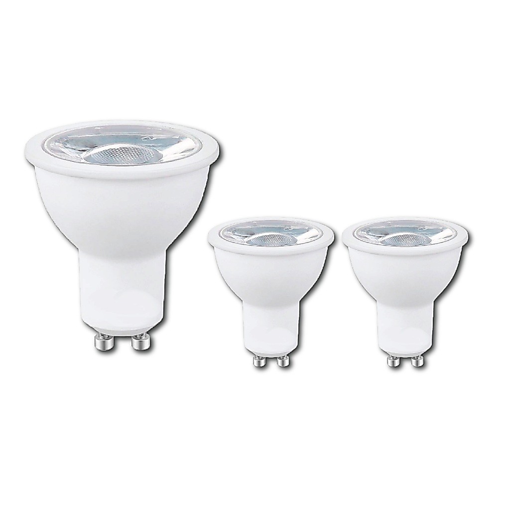kit 3 Lâmpada Dicroica Led 4,8w/7w Mr16 Gu10 Bivolt 3000k 4000k 6000k Para Spot