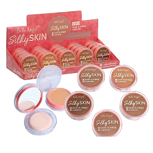 Base Silky Cream to powder 2 em 1 - Belle angel