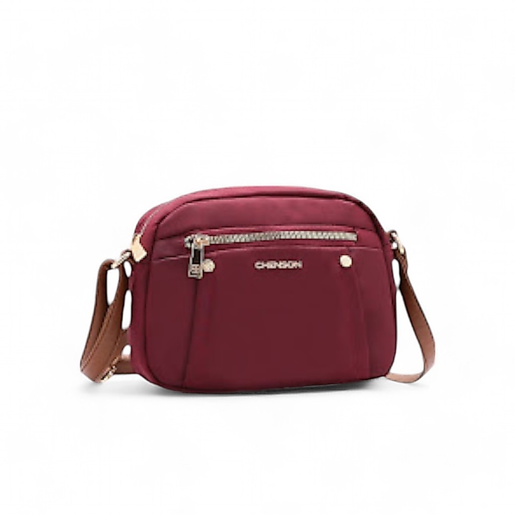 Bolsa Feminina Chenson Alça Transversal Microfibra Pequena Leve Compacta Casual