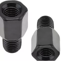 Adaptador espelho M10x10 preto Pd Comp. Yamaha