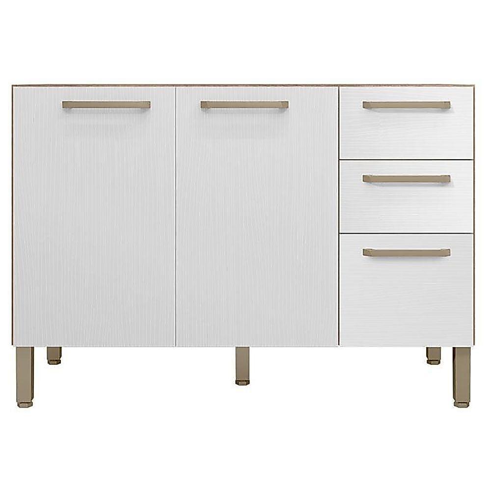 Balcão De Pia Mad Versalhes 120 Cm Freijó Supremo - Kits Paraná