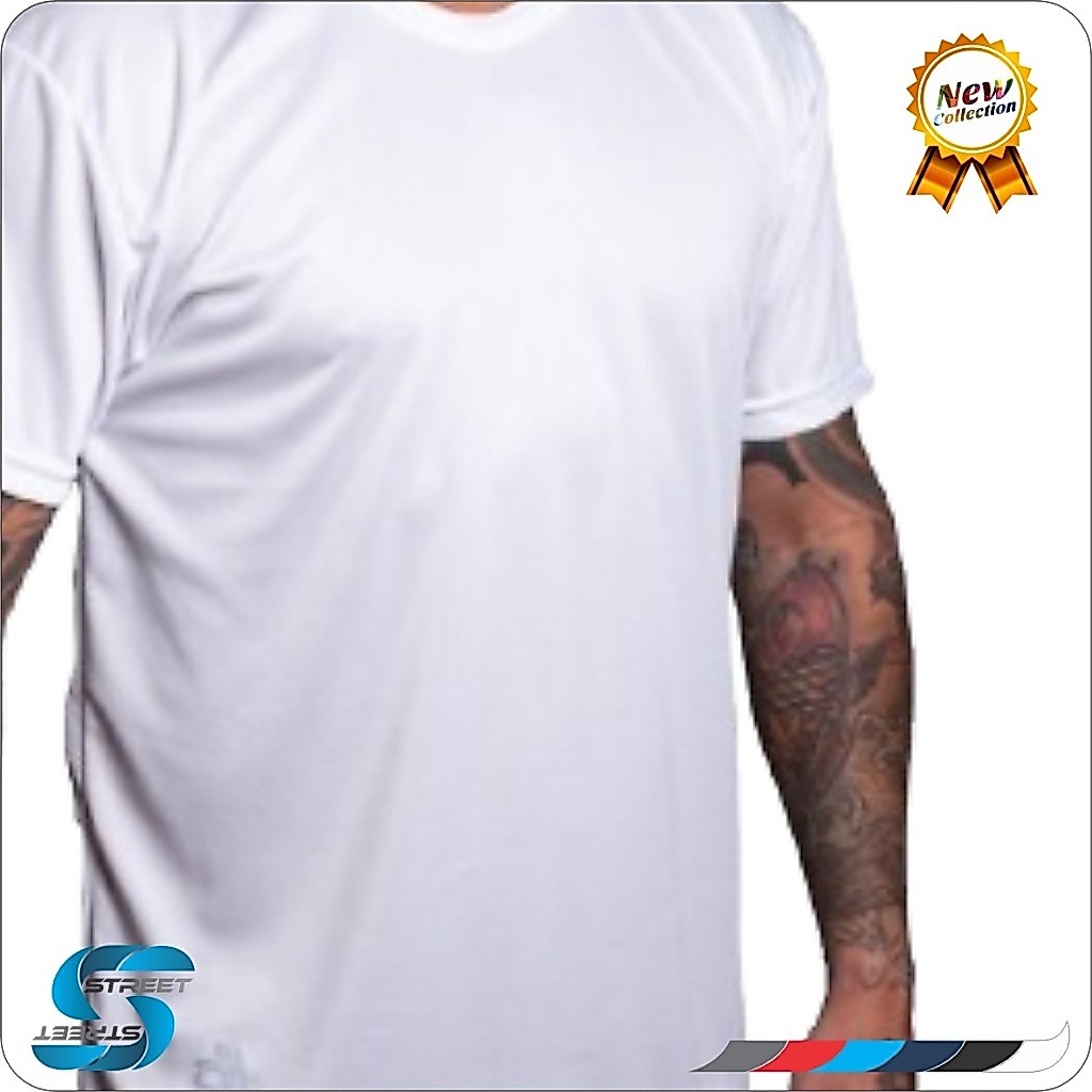 Promoção Camiseta Masculina Lisa Dry FitTreino  Academia  Esportes  Exercícios Corrida