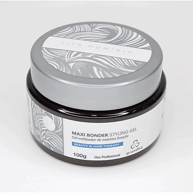 Imagem Grandha Gel para Cabelo  máxima fixação Maxi Bonder Styling Gel 100 g óleos essenciais