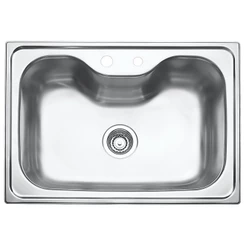 Cuba Tramontina Morgana 60fx Undermount em Aco Inox Acabamento Acetinado 69x49 Cm com Valvula