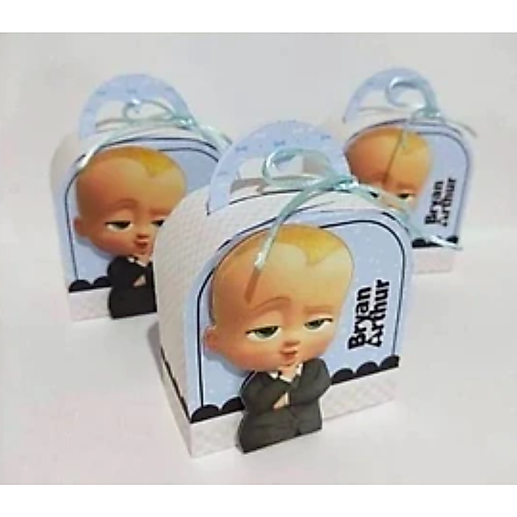 10 Caixas Maletinha personalizada tema Poderoso Chefinho - kit festa - lembrancinha infantil
