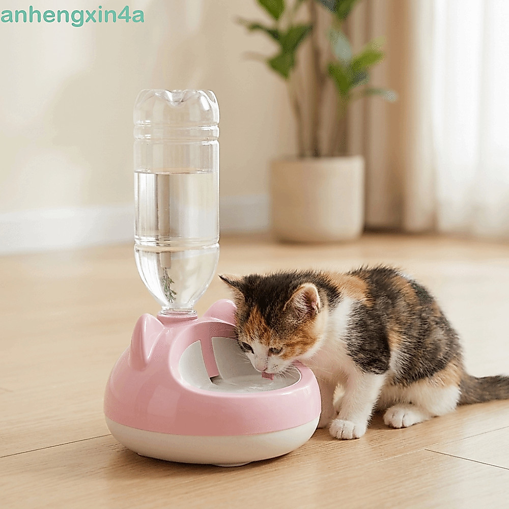Distribuidor De Água Por Gravidade Para Gatos ANHENGXIN , Fonte Automática Antiderrapante À Prova De Vazamento , Grande