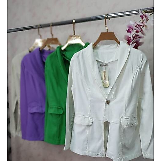 Blazer Jeans Tingido 6201