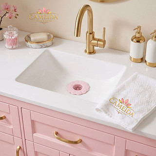 Kit 2 Ralos Protetor para Pia Hello Kitty em Alto Relevo – Rosa  | 15 ×19cm