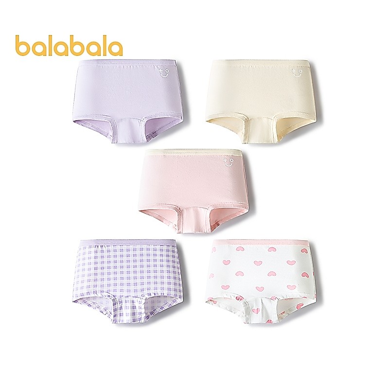 balabala Calcinha Boxer Infantil Menina Algodão Roupa Íntima Criança Confortável Sem Apertar · foto 2