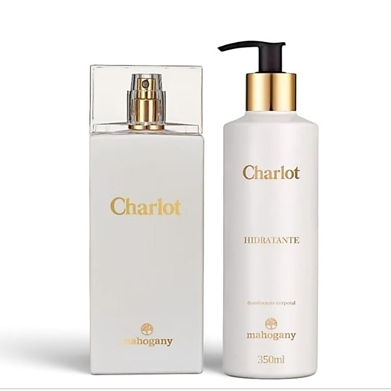 Kit Charlot Mahogany Feminino – Perfume 100ml + Hidratante Corporal 350ml