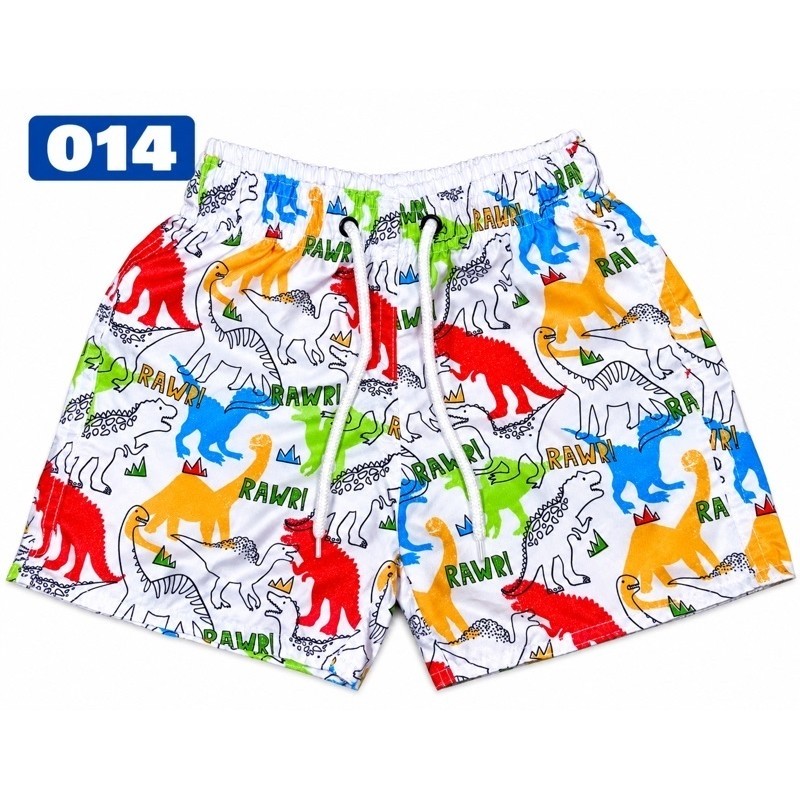 Bermuda Short Tactel Grossp Premium Estampas Tamanho Infantil 2 Anos Liso Praia Piscina Verão Com Elástico