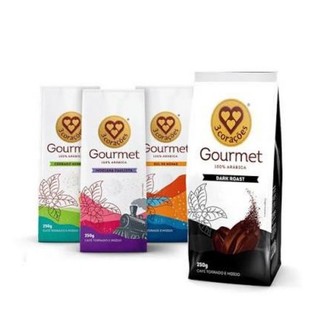 Kit 4 Café Gourmet Três Corações 250g Café Especial 100% Arábica Kit Completo Cantinho Do Café