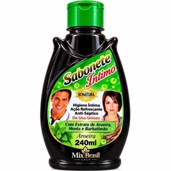 K!t 1-12 Sabonete Intimo Aroeira 240ml – Uso Unisex com Menta e Barbatimão