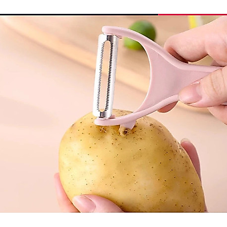 Descascador de batatas multifuncional de aço inoxidável para uso doméstico na cozinha, descascador de frutas e legumes K