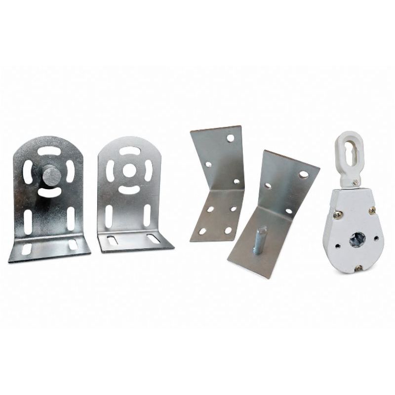 kit peças de toldo para clientes, suporte, mancal, redutor.
