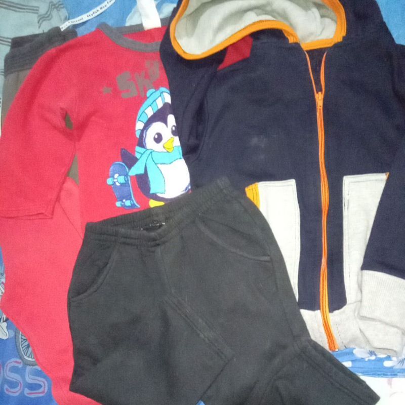 lote de roupas pra menino inverno 2/3 anos