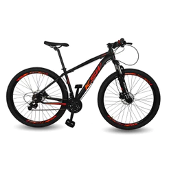 Bicicleta Aro 29 Ksw 21 Marchas Shimano Freios Disco e Trava