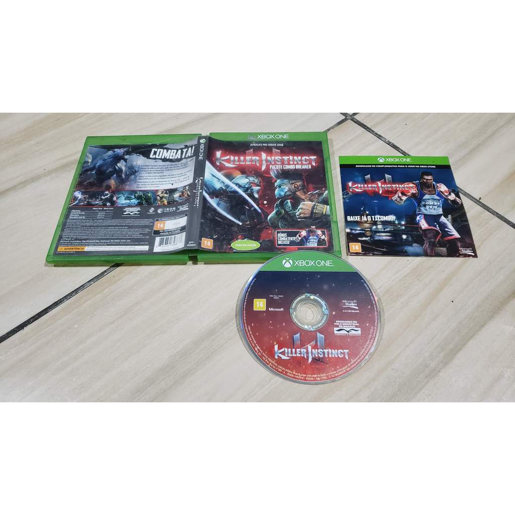 Jogo Killer Instinct Combo Breaker Xbox One Tudo Ok! L900