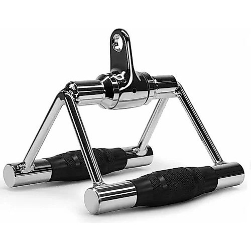 Puxador Triângulo Emborrachado Profissional Academia Musculação Pulley